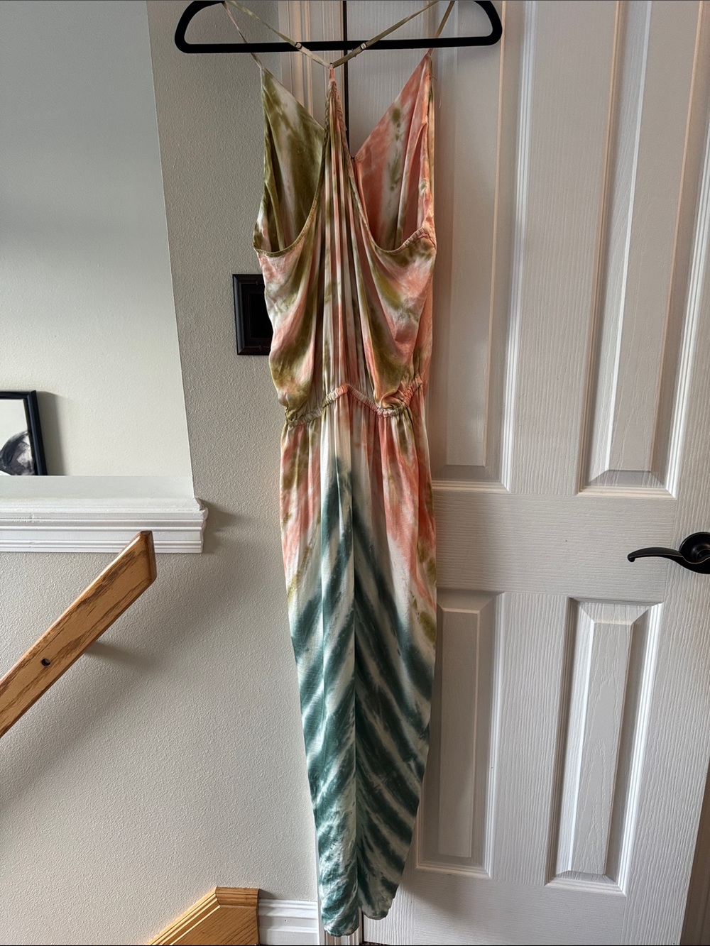 Young Fabulous & Broke Pastel Pink, Mint & Pale Yellow Maxi Dress - Picture 3 of 6